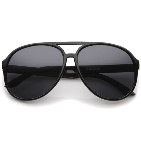 big round black aviator sunglasses